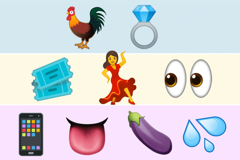 sexting emojis, sexting games