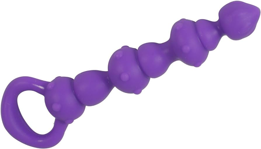 Materials for anal beads, purple anal beads, silicone anal beads
