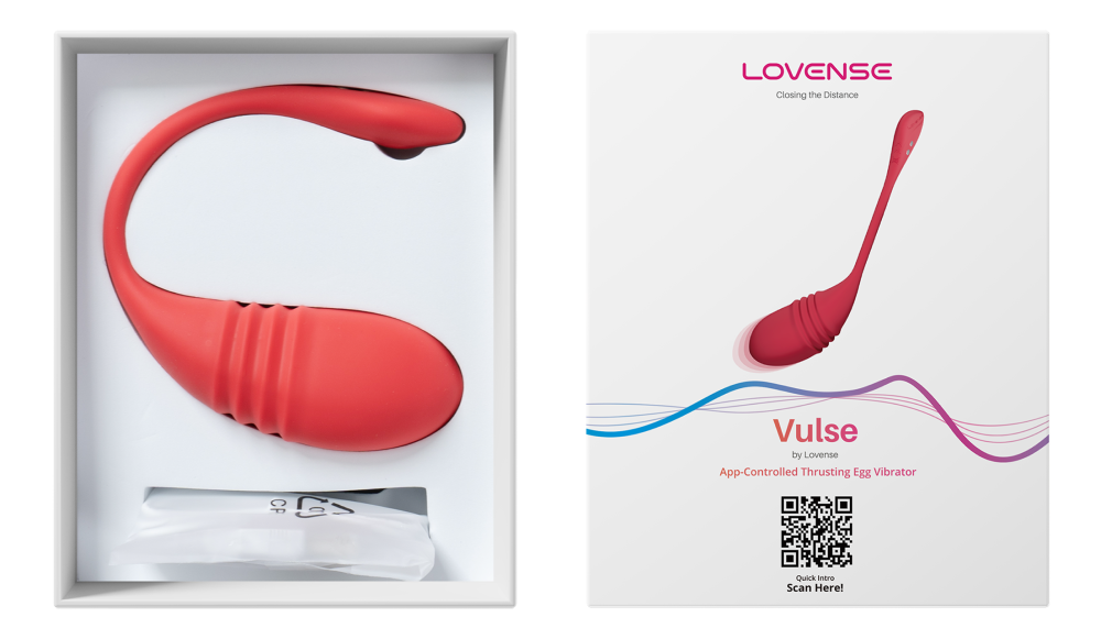 Lovense Vulse packaging inside and front