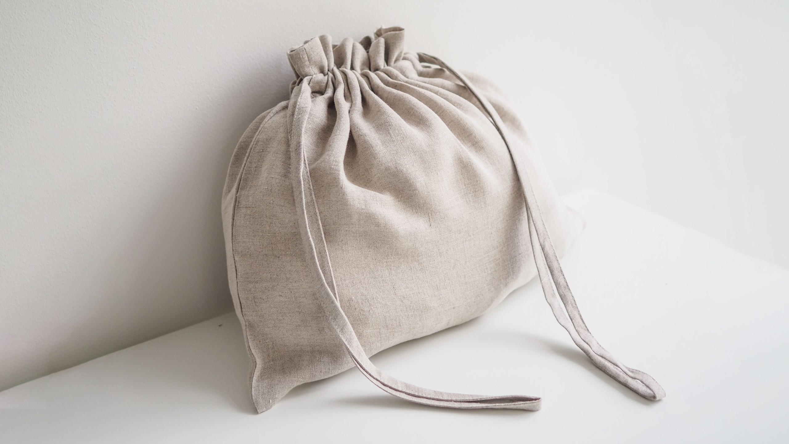 linen sex toy storage bag