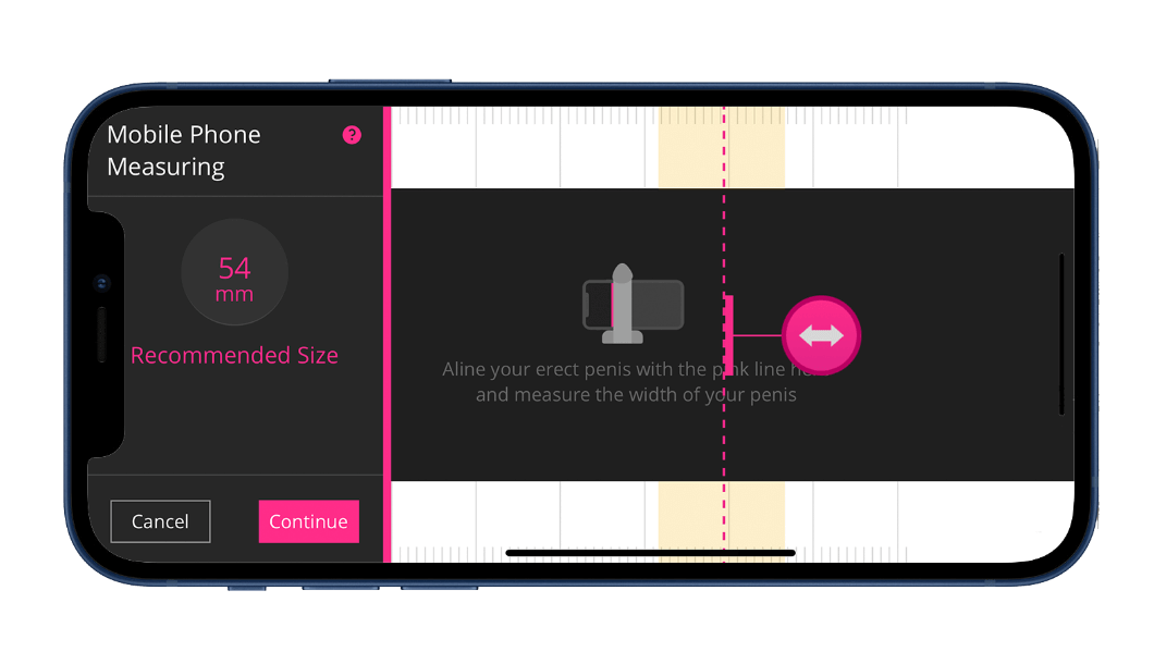 lovense realsize condoms app measuring tool