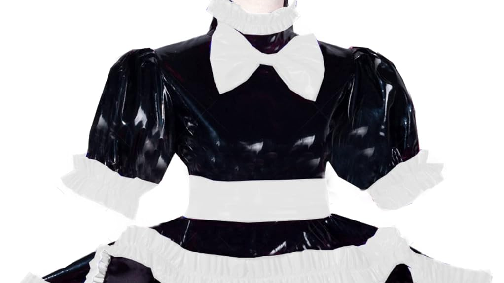 latex sissification french maid outfit, sissification shopping guide