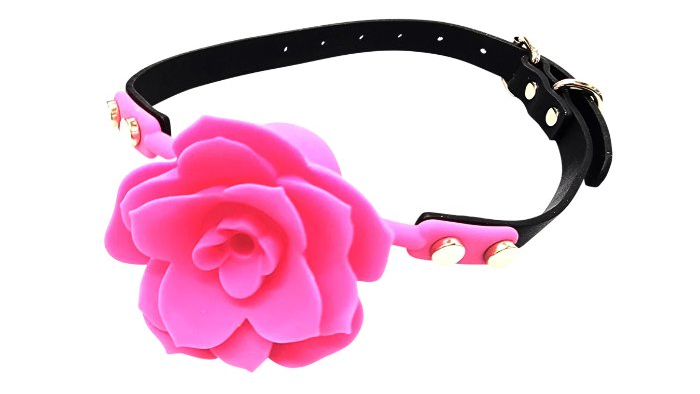 rose silidone ball gag for beginner bdsm kit