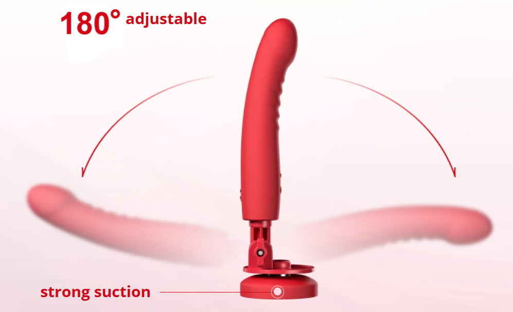 lovense mission 2 adjustable vibrating suction cup dildo with TouchSense technology