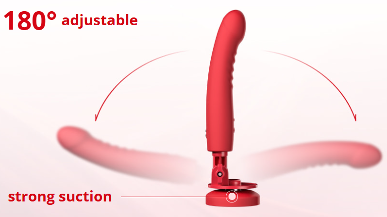 Adjustable neck dildo, Touch-sensitive vibrator

