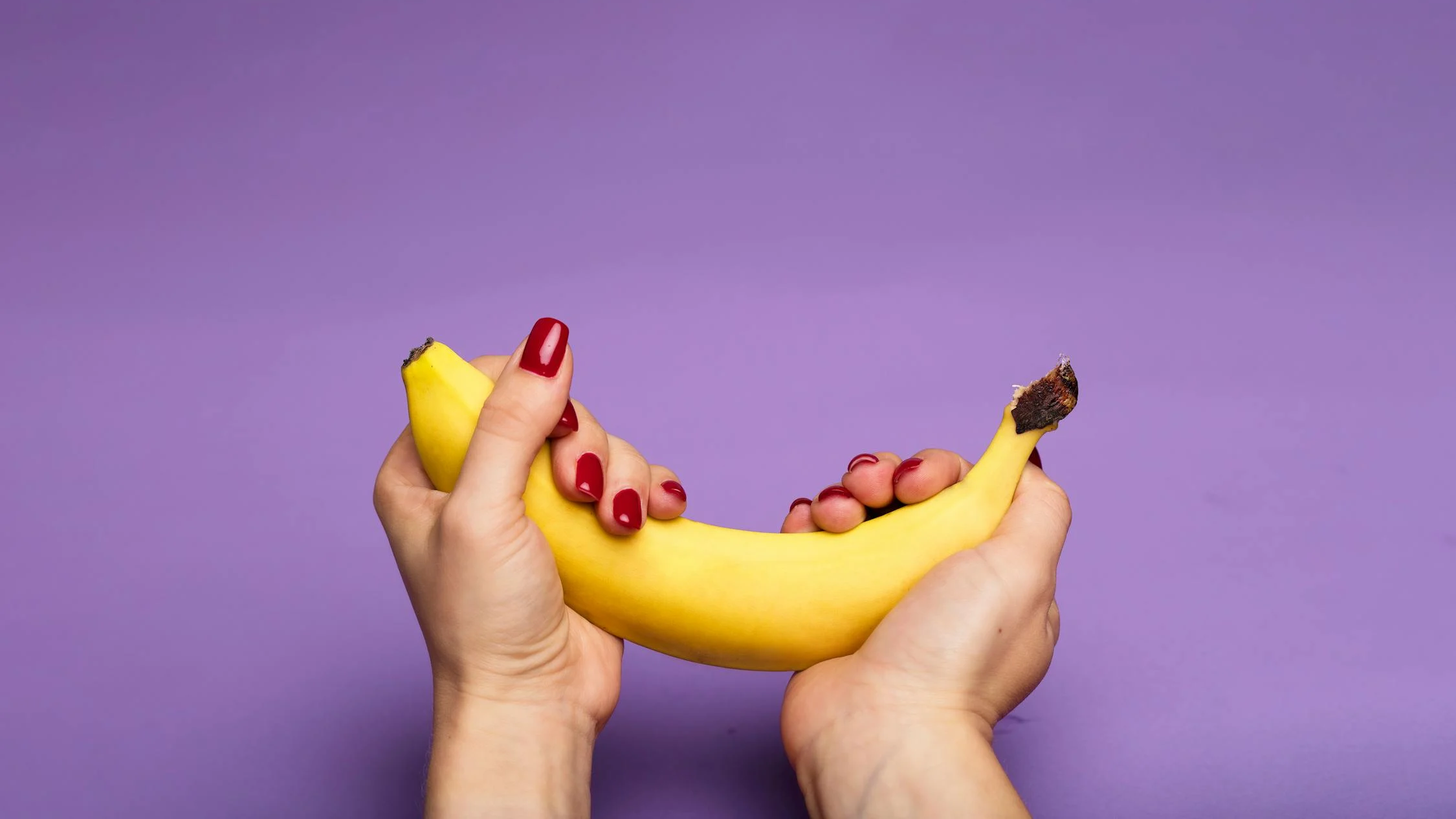 woman holding banana, Male Auto Strokers