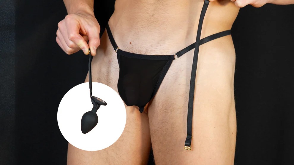 men's anal plug underwear